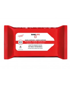 Pochette de 50 lingettes...