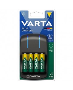 Chargeur plug 4 piles Varta