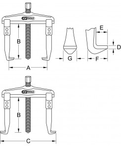Extracteur hydraulique...