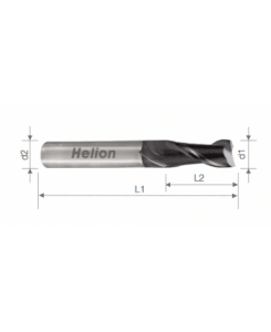 Solid carbide end mill Z2...