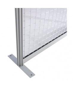 Embase acier L 300 x P 45 mm