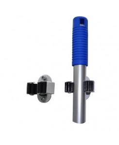 Support balai avec galets