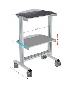 Servante mobile l 740 x P...