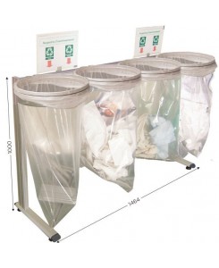 ECOPOST B 4 poubelles sans...