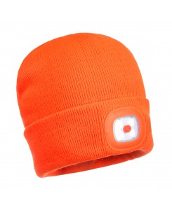 Rechargeable Twin LED Beanie