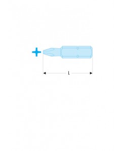 EMBOUT 5/16 PH 1 LONG 32 MM