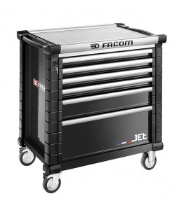 SERVANTE JETM4 6 TIROIRS NOIR