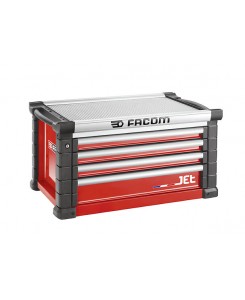 COFFRE JETM4 4TIROIRS ROUGE