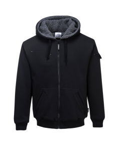 Blouson à capuche Pewter Noir