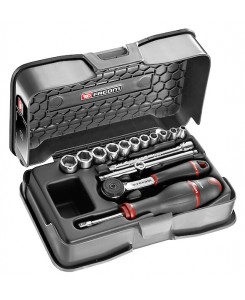 COFFRET DOUIL 1/4' 6P MM...