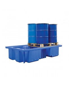 Bac PEHD pour 2 IBC ou 2...