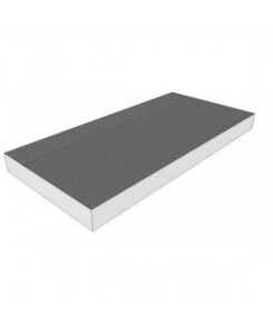 Bac avec caillebotis, en...