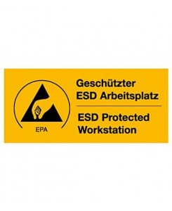 warning labelESD...