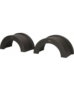 Paire de coquilles DIM  122 mm