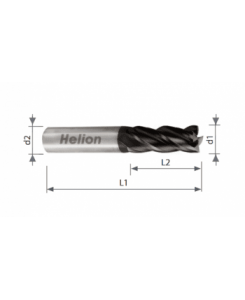 Solid carbide end mill Z4...