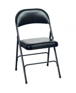 Chaise pliante noir