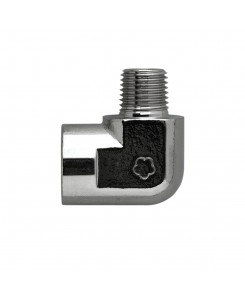 Nipple, 90° Male 3/8