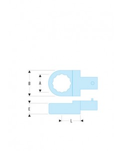 EMBOUT POLYGONAL CLE DYNA 8