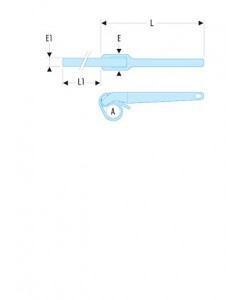CLE A SANGLE NYLON 6'