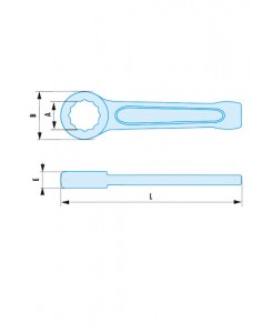 CLE A FRAPPER OEIL 19MM SR