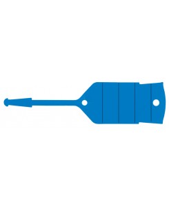 Porte-clés bleus - 76x37 mm...
