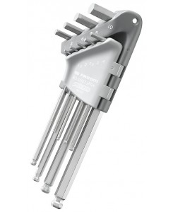 JEU 9 CLES MALES 6 PANS INOX
