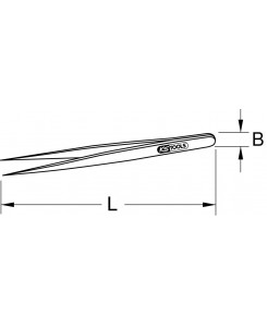 Pince brucelle TITANplus 155mm