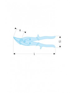 CISAILLE AVIATION GAUCHE 24CM