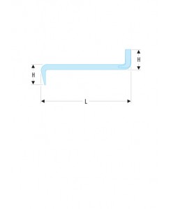TVIS COUDE FENTE 1,6X10