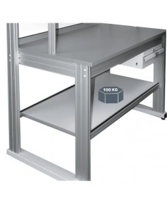 Etagère inférieure INOX l...