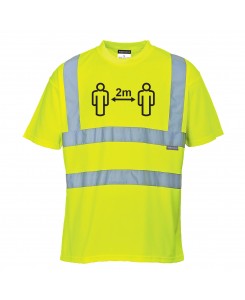 Social Distance Hi-Vis T-Shirt