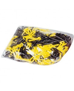 Chaine plastique noir / jaune