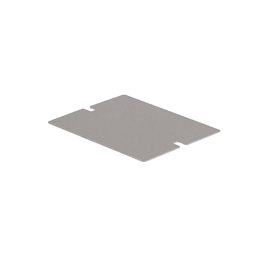 ADJUSTABLE SHELF MADE OF PLASTIC - DIM. MM  W  355 D  255 H  3.3 - COLOR: GREY /