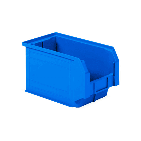 POLYPROPYLENE CONTAINERS RIBBED BASE - DIM. MM  W  200 D  350 H  200 - COLOR: BL
