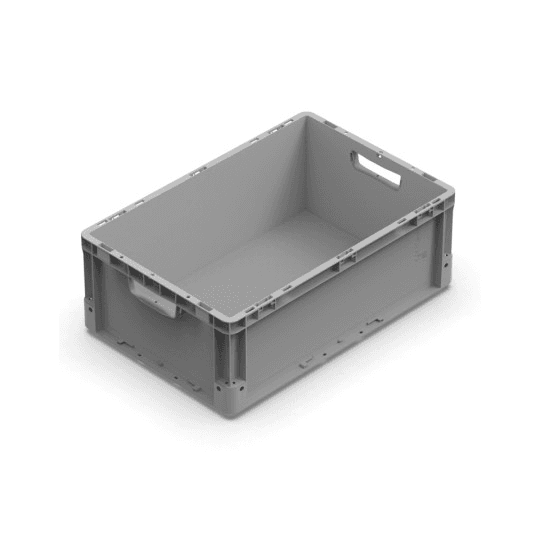 PP BOX NEXIT  – SOLID BASE – OPEN/CLOSED HANDGRIPS – DIM. 600X400X220H MM – COLO