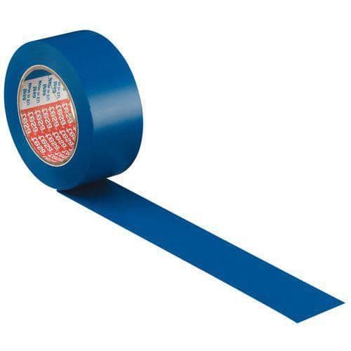 Ruban adhésive de traçage au sol 100mm x 33mm BLEU