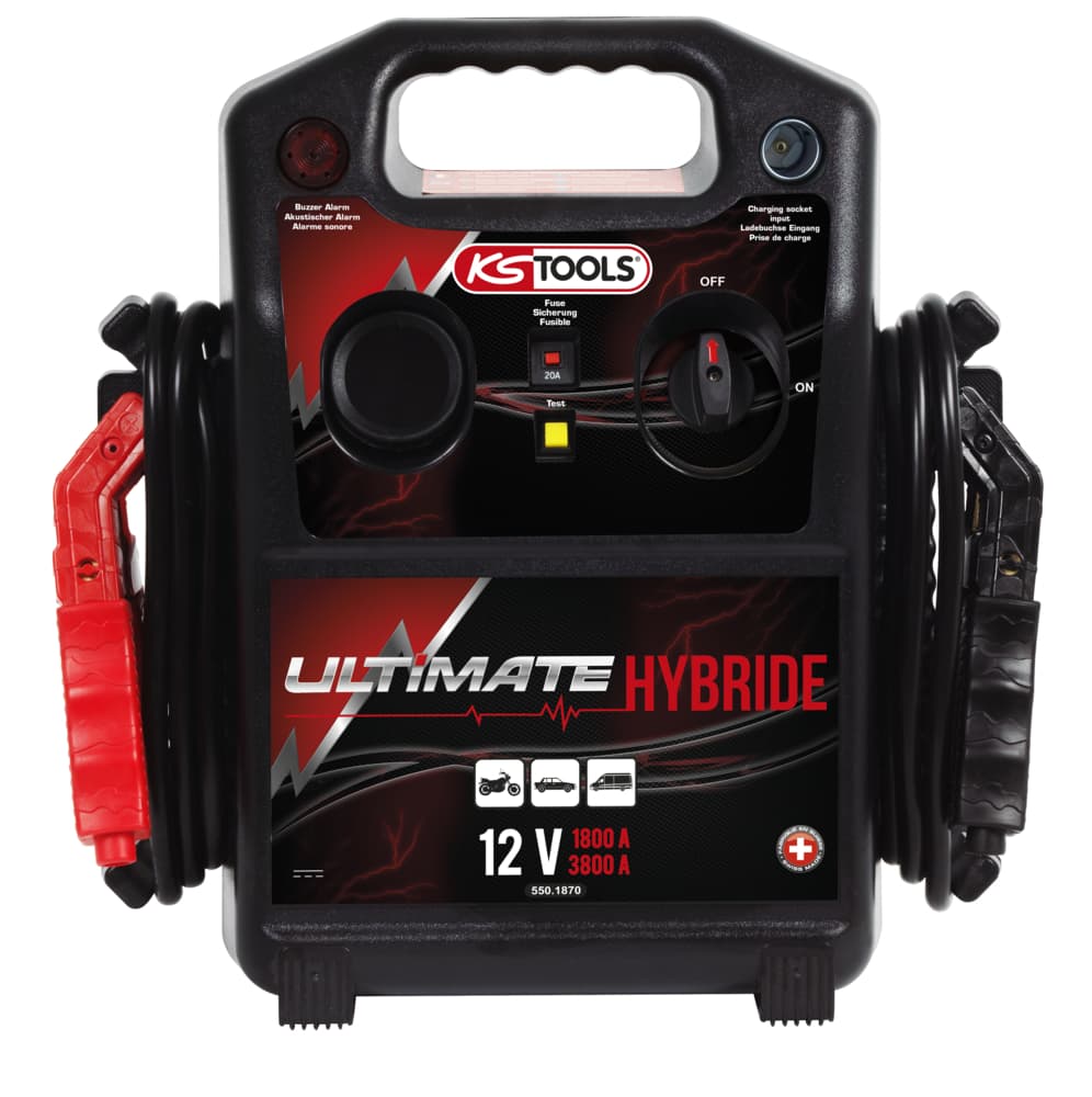 Booster hybride 1800 A au démarrage