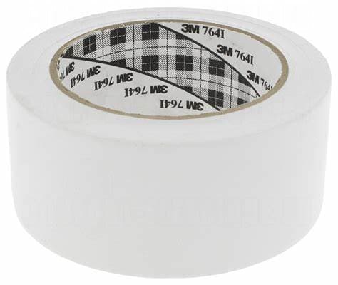 SCOTCH DE TRAÇAGE BLANC 3MMX50M ORIGINE ESPAGNE