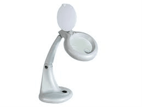 LAMPE LOUPE 3 + 12 DIOPTRIES 12W BLANC PM