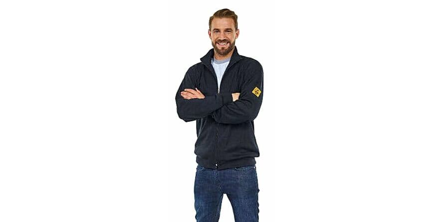 Sweatjacket, black, size L unisex