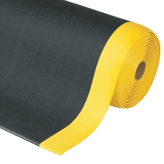 Sof-Tred™ 411 Notrax mousse anti-fatigue Noir/Jaune RL 60cm x 18.3m