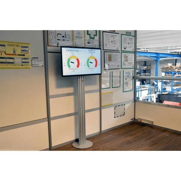 E-LEANBOARD Ecran digital dynamique et connecté 43'' l 967.4 x H 555.9 mm