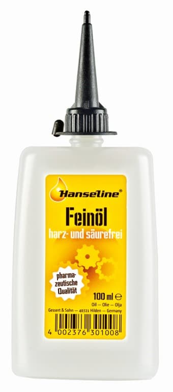 HANSELINE PRECISION OIL WITHOUT RESINS AND ACIDS 100 ML HA-300100