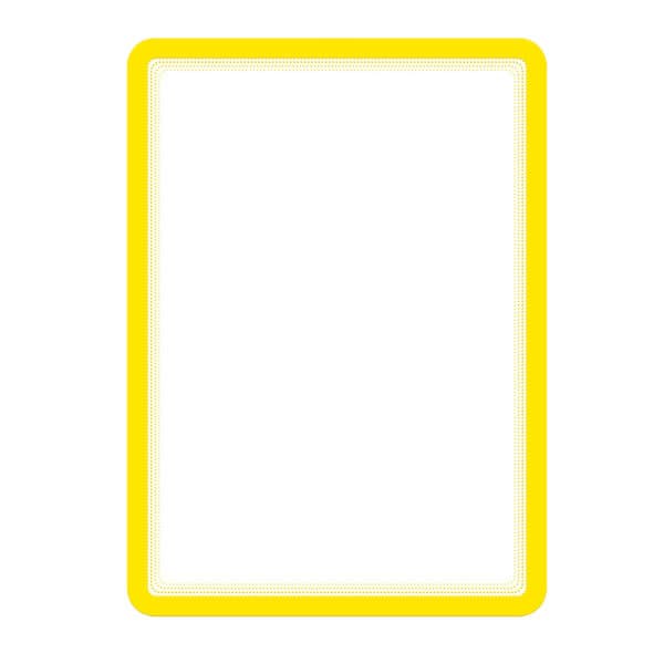 Magneto Magnetic Frame Display Pocket, A4, Yellow, 2 pcs MOQ : 1