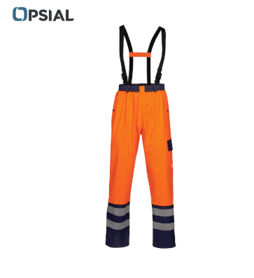PANTALON PLUIE HV DARIUS ORANGE/MARINE TL OPSIAL multiple de :1