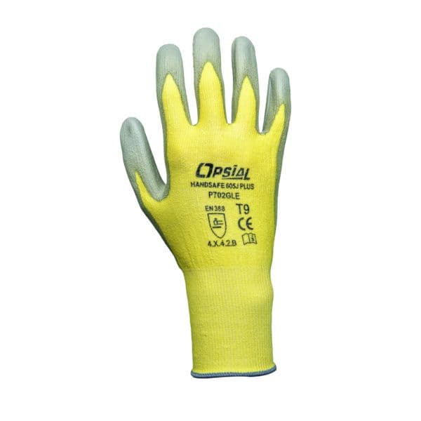 GANT HANDSAFE 605J PLUS HPPE JAUNE PU T6 OPSIAL multiple de :50