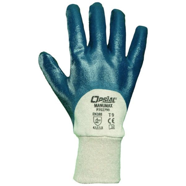 GANT MANUMAX COTON JERSEY NITRILE BLEU T11 OPSIAL multiple de :100