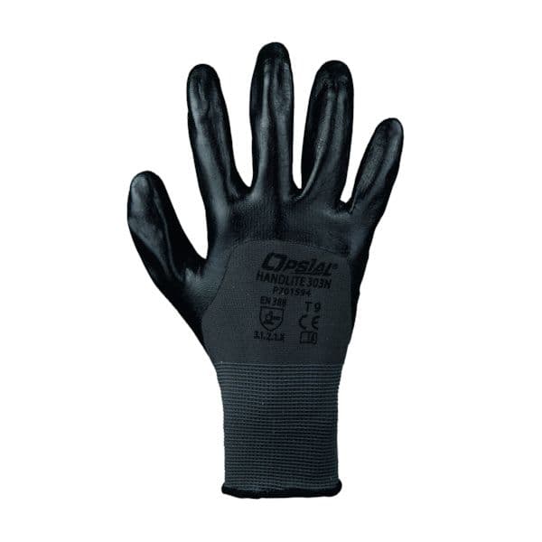 GANT HANDLITE 303N DOS END NITRILE NOIR T6 OPSIAL multiple de :100