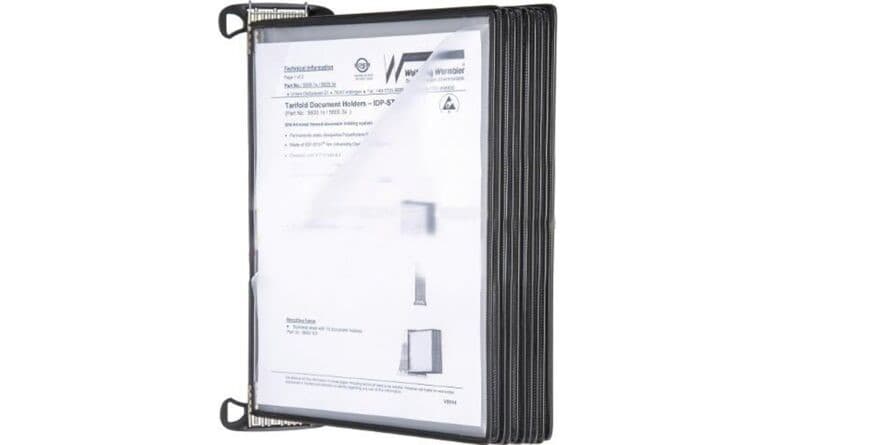 "Wall mounting frame (magnetic)
+10 document holders EASY LOAD
"