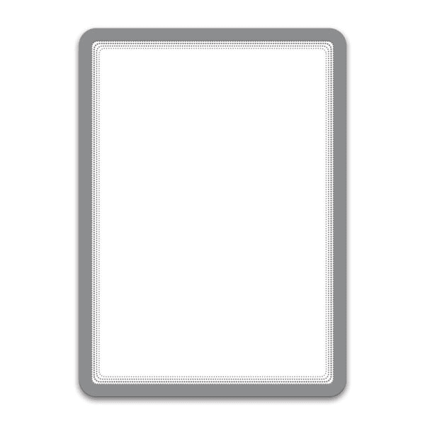 Magneto Self-adhesive Frame Display Pocket, Repositionable, A3, Grey, 2 pcs MOQ